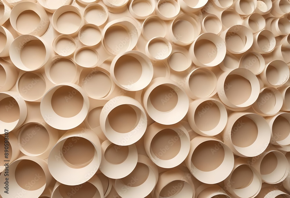 White abstract background composed of overlapping circles in different opacities in vintage sepia backdrop banner header poster design White abstract background composed of overlapping circles in different opacities in vintage sepia backdrop banner header poster design