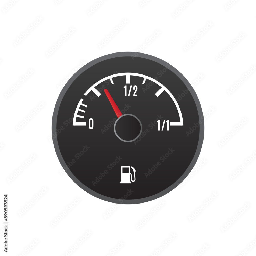 Fuel gauge flat vector illustration design. Fuel gauge symbol. Fuel gauge flat vector illustration design. Fuel gauge symbol.