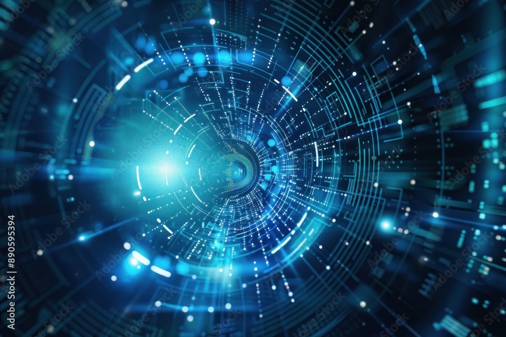 Data technology abstract futuristic illustration background Data technology abstract futuristic illustration background