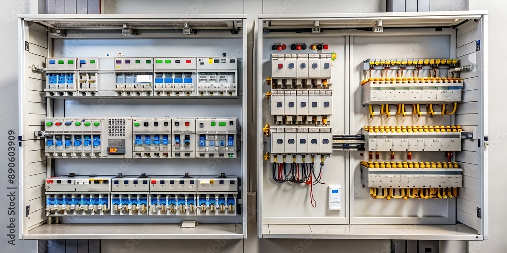 An electric switchboard for organizing the power supply of an apartment and protecting electrical loads Generative By AI