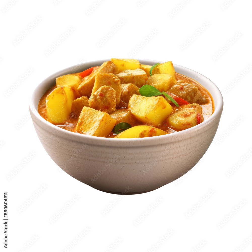 Massaman Curry, transparent background Massaman Curry, transparent background