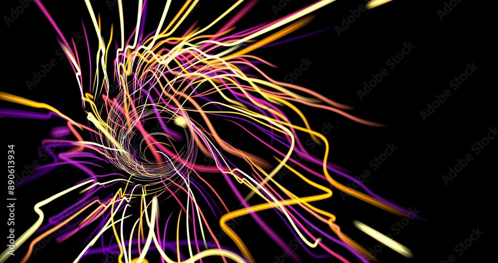 colorful light trails with motion blur effect, long time exposure. colorful light trails with motion blur effect, long time exposure.