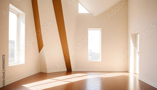 Photo interior modern design room 3d illustration