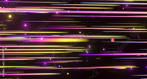 image of colorful light tra...