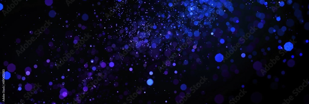 Abstract Blue and Purple Bokeh Lights Abstract Blue and Purple Bokeh Lights