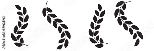 Wheat line icon set. flour oat vector icon. dietary grain sign. malt plant sign. cereal whole plant icon for UI designs.