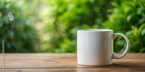 Coffee charming white mug for mokup AI-Generated Content