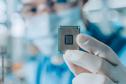 Demand and competition in the microchip manufacturing industry, growth and development of microchips, AI or artificial intelligence technology