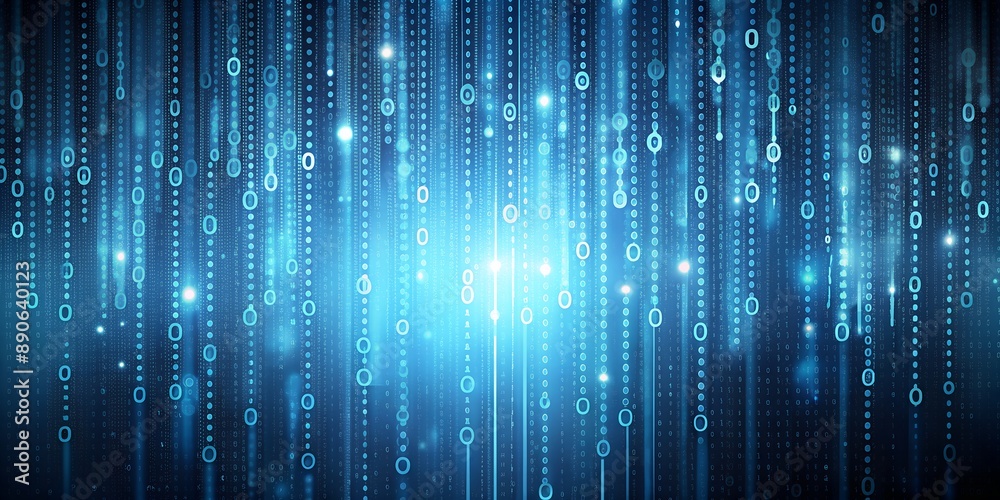 abstract binary code background AI-Created Content abstract binary code background AI-Created Content
