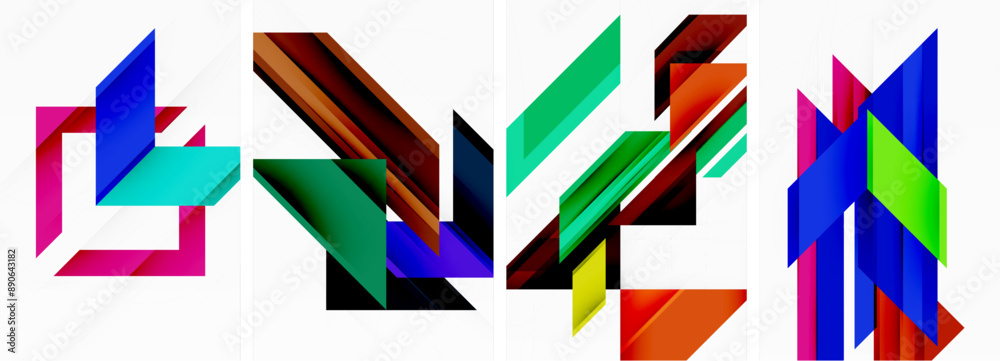 Triangle wallpaper or poster background design Triangle wallpaper or poster background design