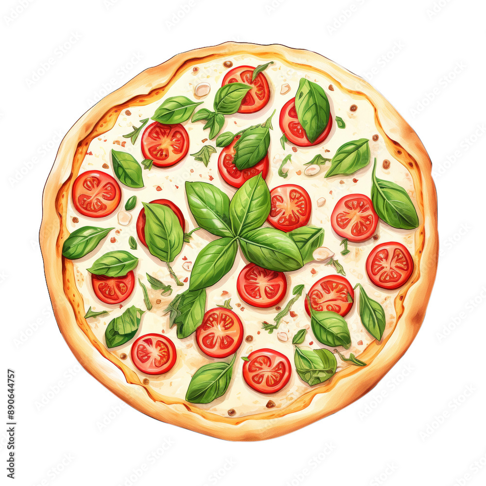 pizza with vegetables