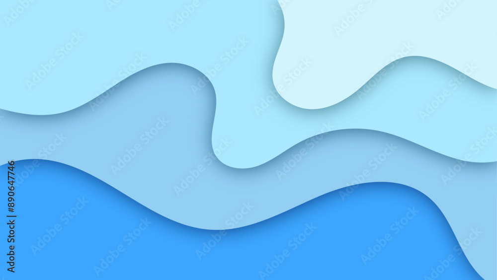 Abstract paper cut shape wave background Abstract paper cut shape wave background