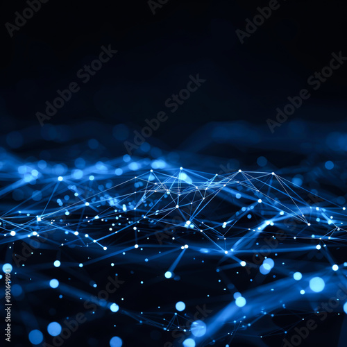 background digital of connected line for internet and social media or AI