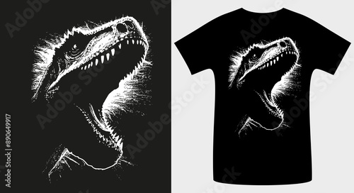 Dinosaur with open paste