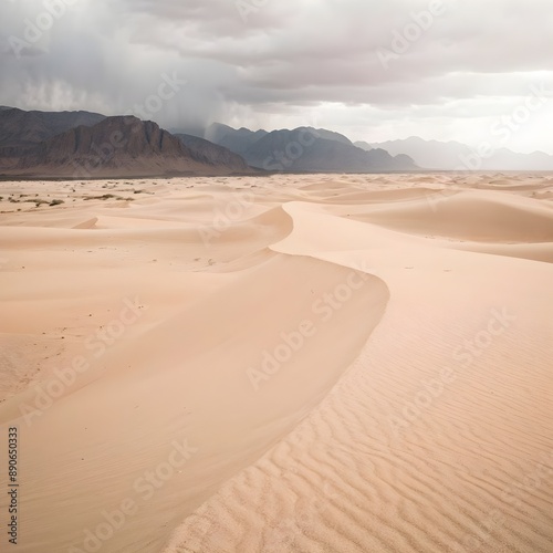 Desert Veiled in Gray captures the stark beauty of a minimalist landscape photography