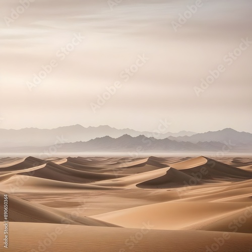 Desert Veiled in Gray captures the stark beauty of a minimalist landscape photography
