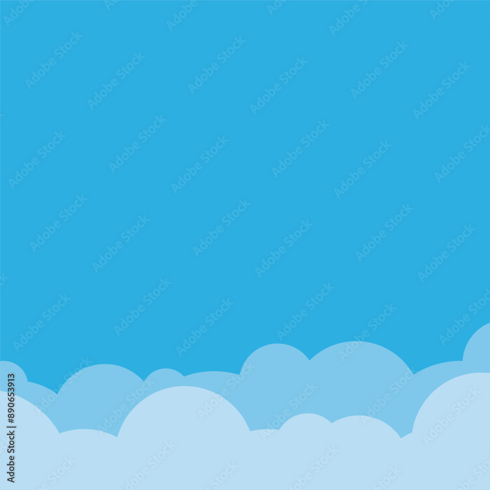 Cloud border and background element design vector Cloud border and background element design vector