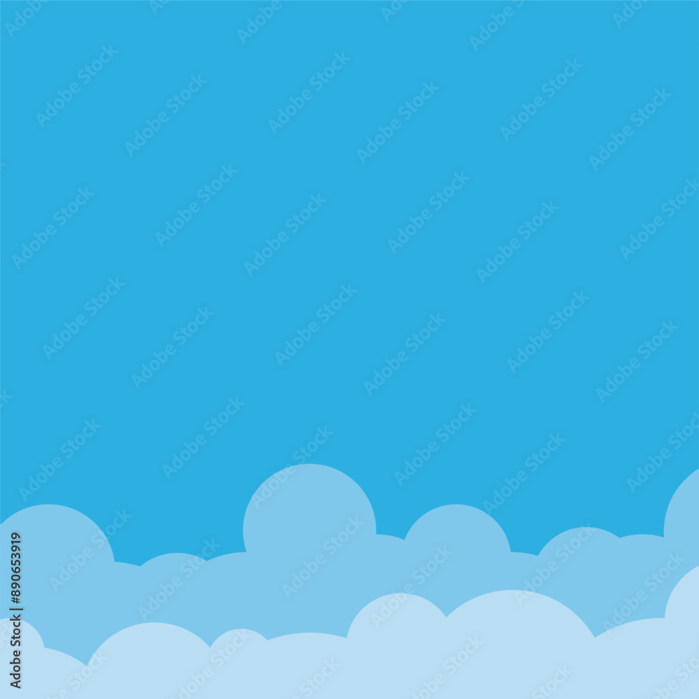 Cloud border and background element design vector Cloud border and background element design vector