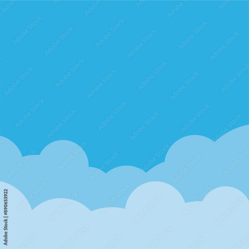 Cloud border and background element design vector Cloud border and background element design vector