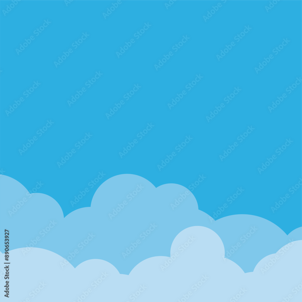 Cloud border and background element design vector Cloud border and background element design vector