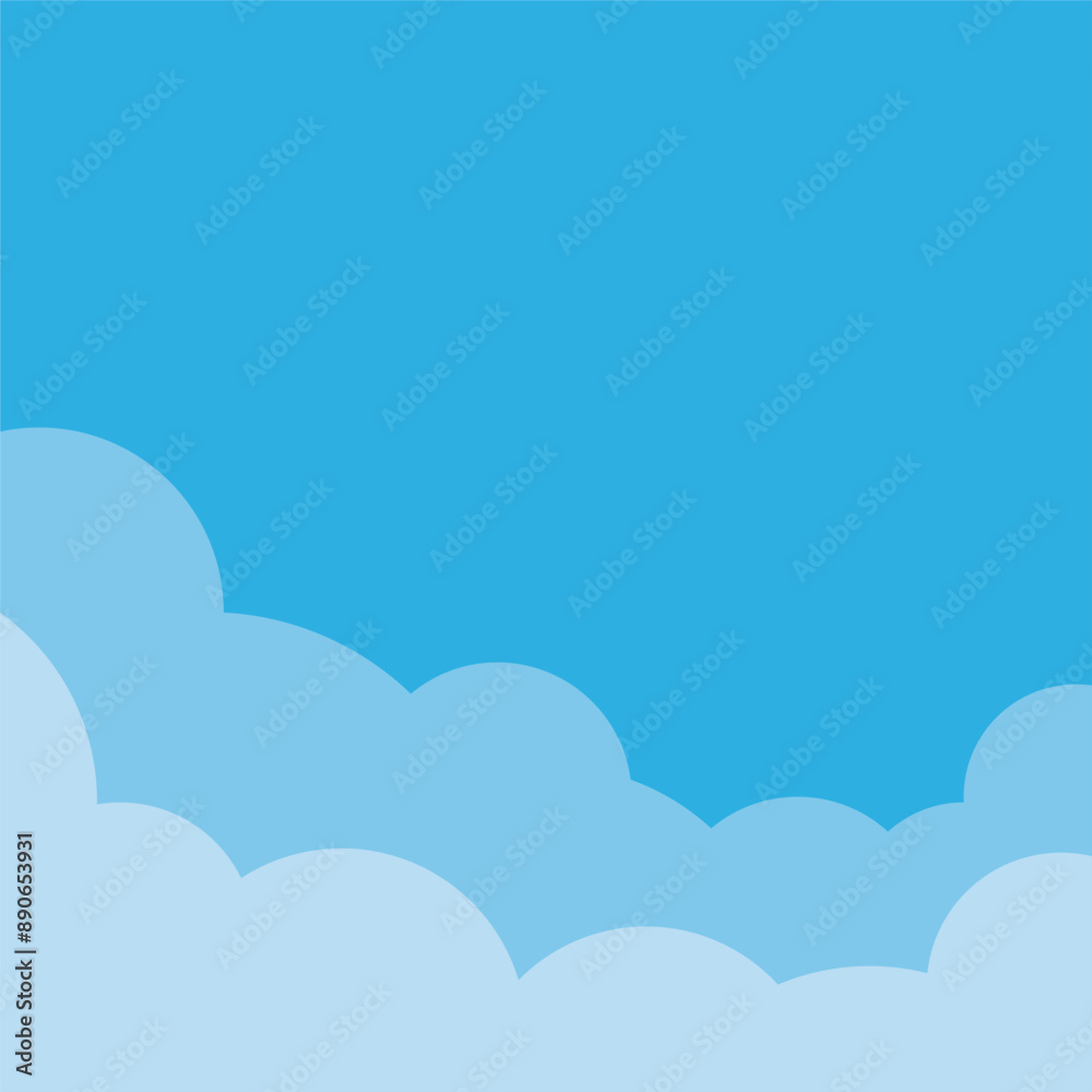 Cloud border and background element design vector Cloud border and background element design vector