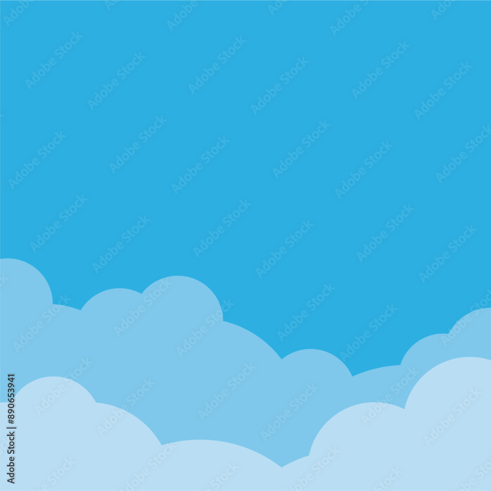 Cloud border and background element design vector Cloud border and background element design vector