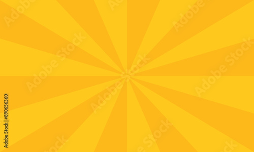 Abstract Orange Sunburst Pattern Background