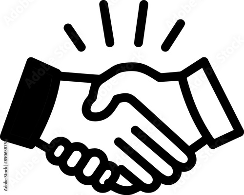 handshake, partnership icon