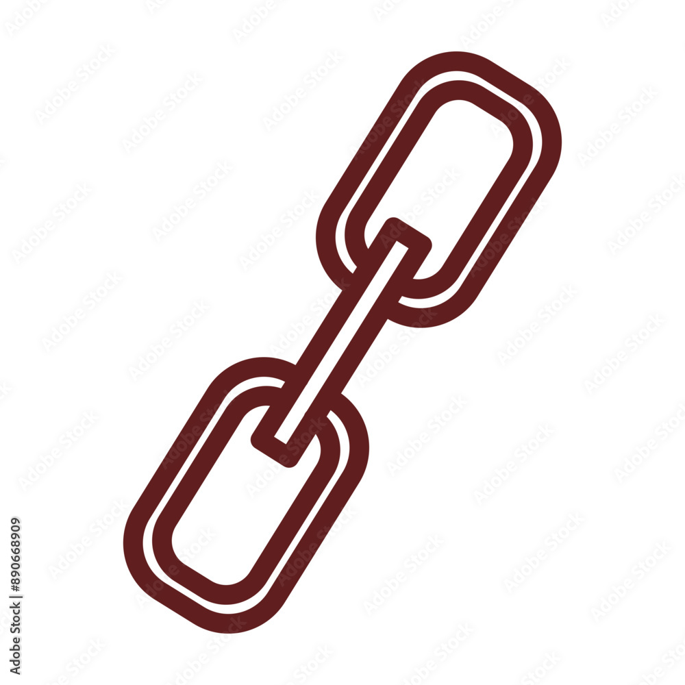 Link Building Vector Line Maroon Icon Design Link Building Vector Line Maroon Icon Design