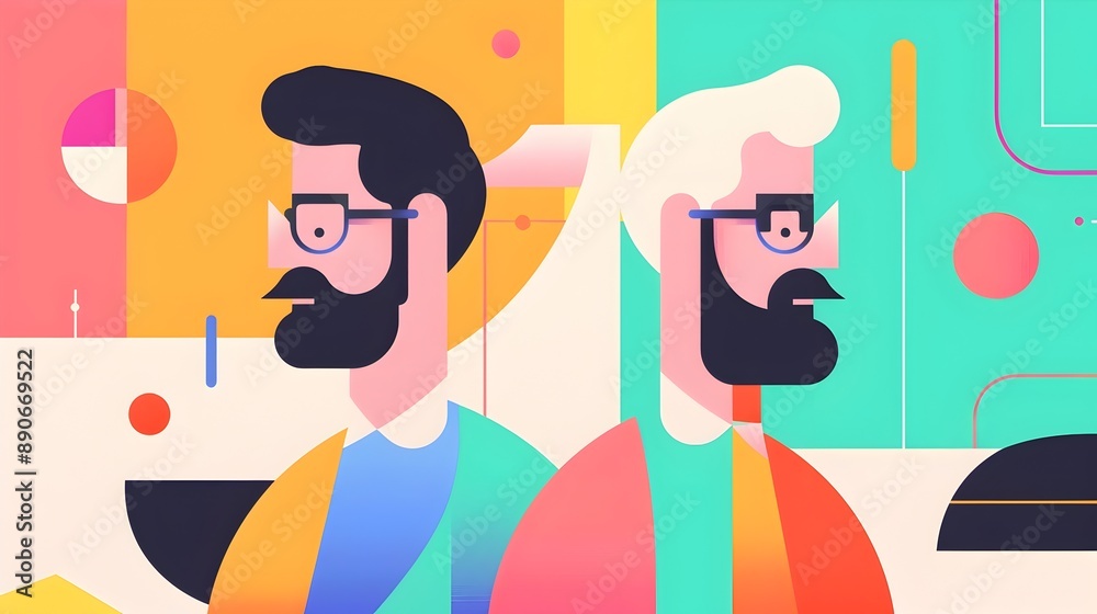 Entrepreneurial Business Mentorship in Flat Design Entrepreneurial Business Mentorship in Flat Design