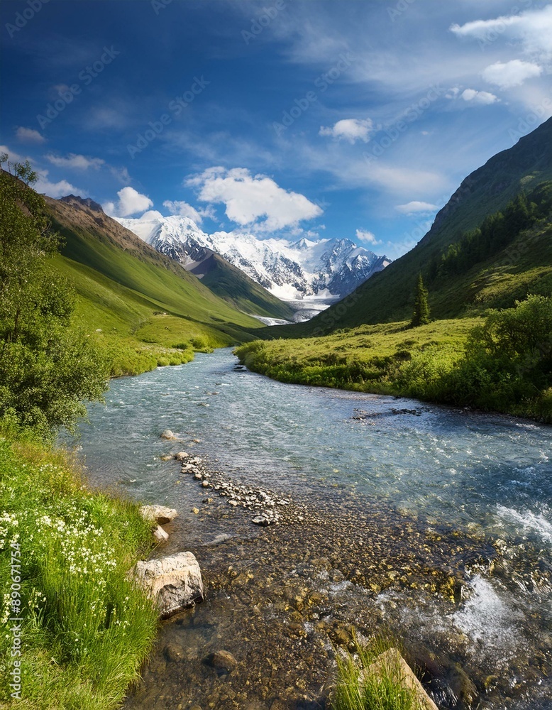 mountain river in the mountains mountain river in the mountains