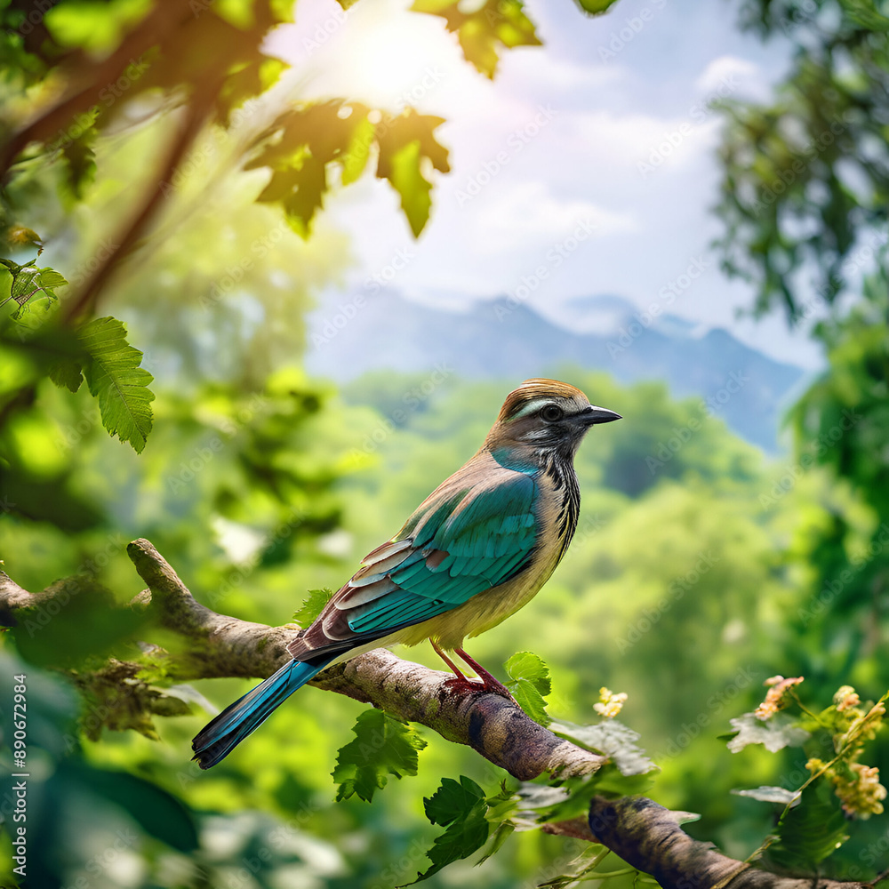 Fototapeta premium lilac roller