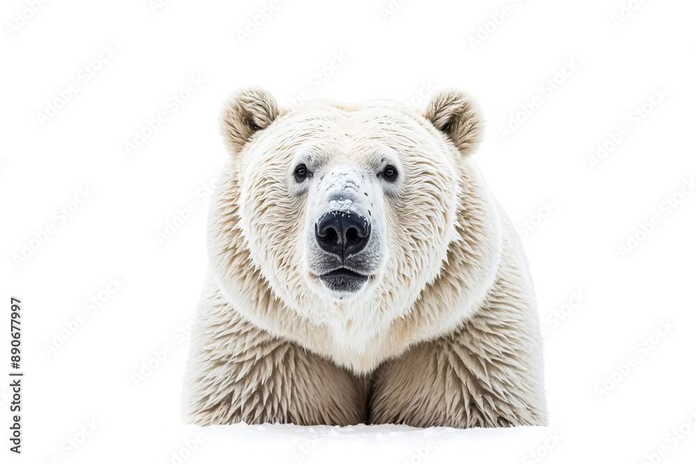 Fototapeta premium Polar bear close-up portrait
