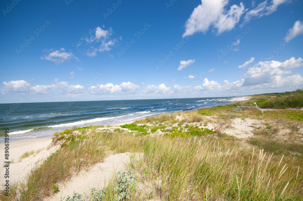 Sand dunes landscape at the Baltic sea Sand dunes landscape at the Baltic sea