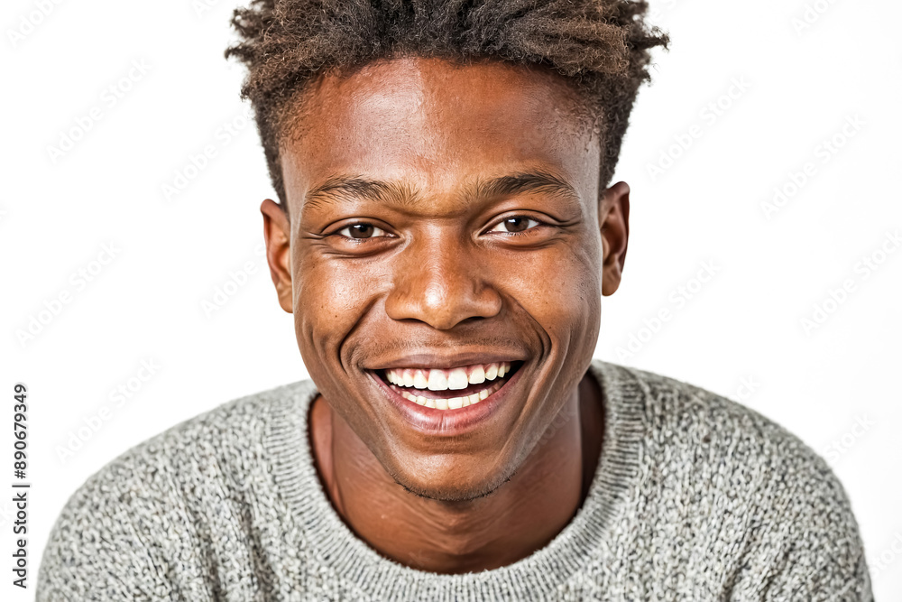Happy Young Man With Warm Smile