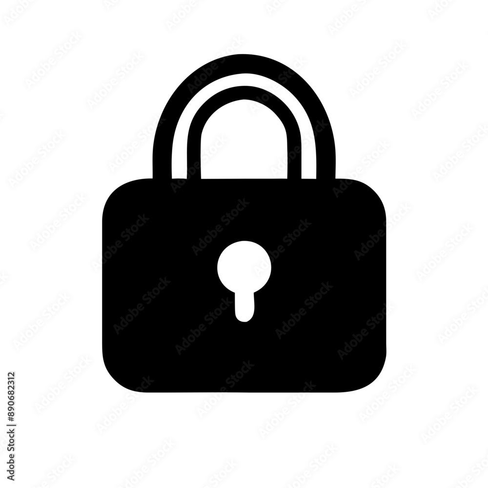 encryption, Black Icon, Minimalist, Black and White, vector encryption, Black Icon, Minimalist, Black and White, vector