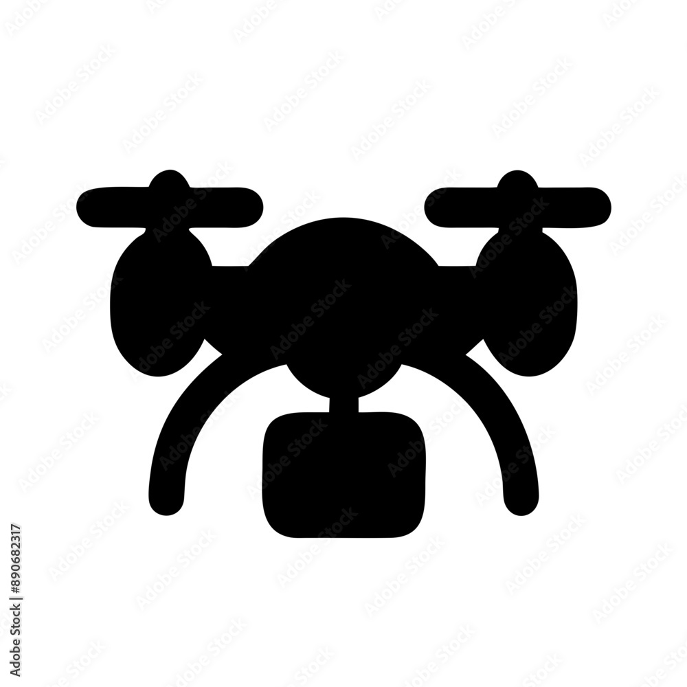 drone, Black Icon, Minimalist, Black and White, vector drone, Black Icon, Minimalist, Black and White, vector