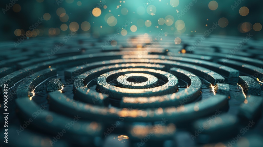 A maze of overlapping circles and spirals, representing the cyclical nature of strategic processes. A maze of overlapping circles and spirals, representing the cyclical nature of strategic processes.