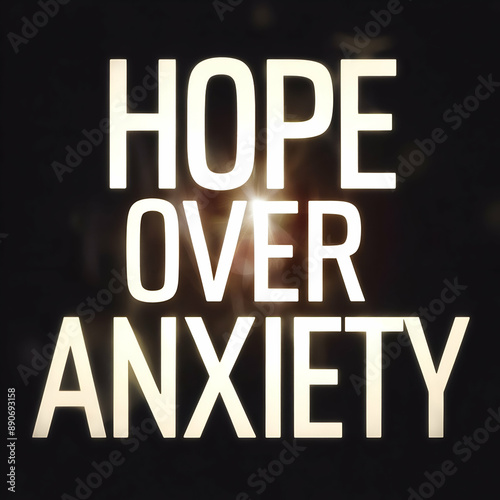 Wallpaper Mural hope over anxiety Torontodigital.ca