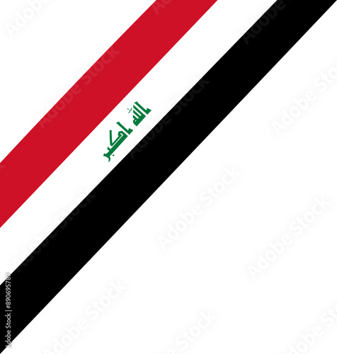 Iraqi Flag Tilted