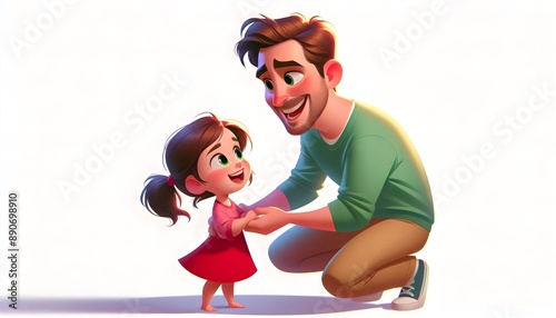 father's day with father and daughter