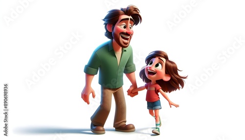 father's day with father and daughter