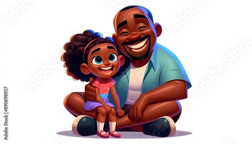 father's day with father and daughter