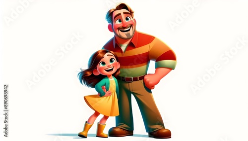 father's day with father and daughter