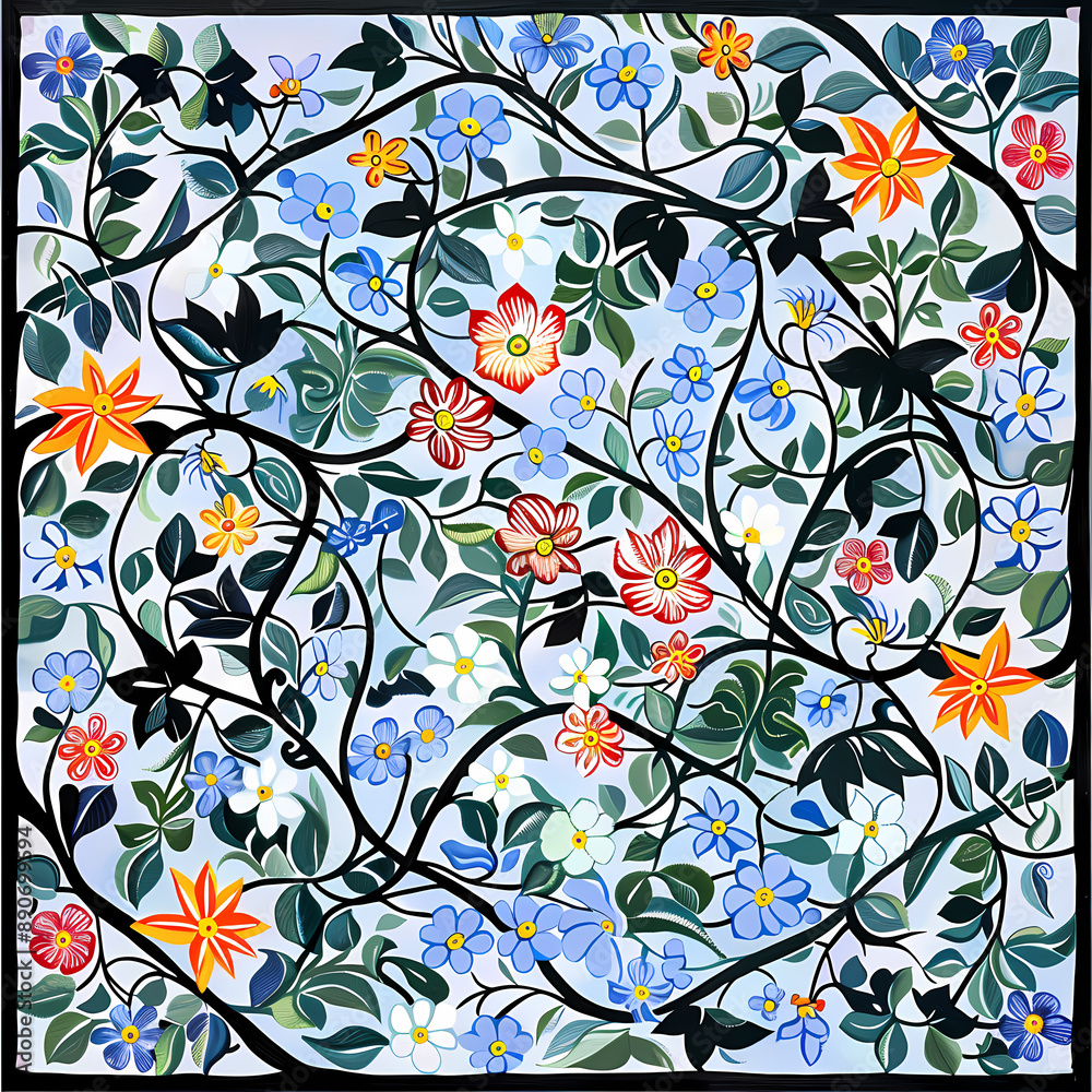 Floral Pattern Artwork