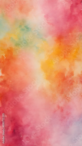 Abstract watercolor background in soft hues