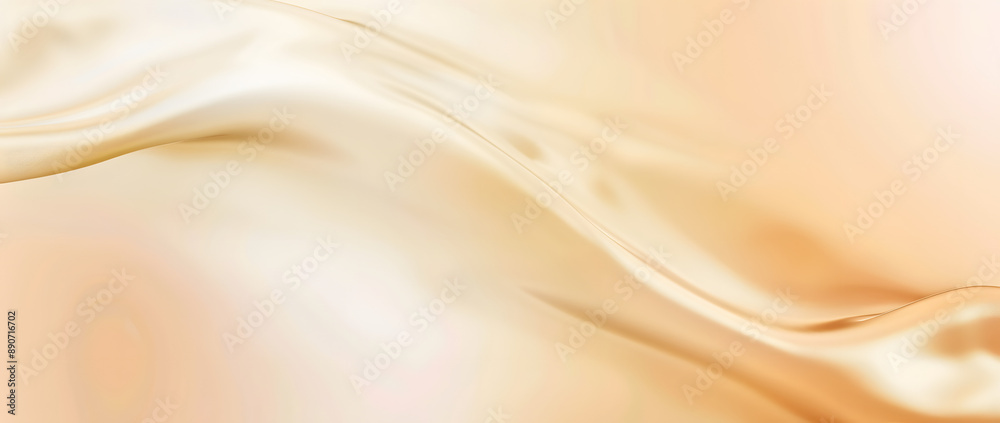 Smooth beige wavy gradient background. Soft silky ecru liquid wallpaper. Warm color splash texture for banner, flyer, presentation, graphic design, leaflet. Abstract blur wavy backdrop cover. Vector Smooth beige wavy gradient background. Soft silky ecru liquid wallpaper. Warm color splash texture for banner, flyer, presentation, graphic design, leaflet. Abstract blur wavy backdrop cover. Vector