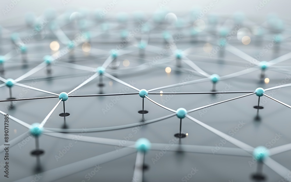 Sophisticated Grey and Light Blue Tech Background with Minimalist Network Connections, Perfect for Advanced Communication and Innovation Concepts Sophisticated Grey and Light Blue Tech Background with Minimalist Network Connections, Perfect for Advanced Communication and Innovation Concepts