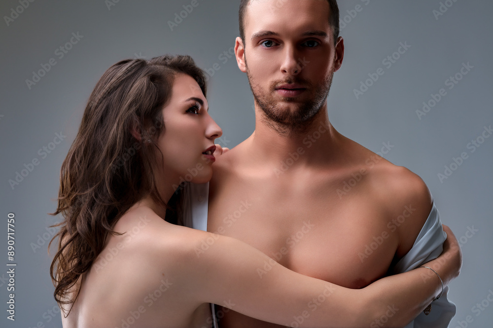 Confident woman, thoughtful man, modern relationship dynamics Confident woman, thoughtful man, modern relationship dynamics