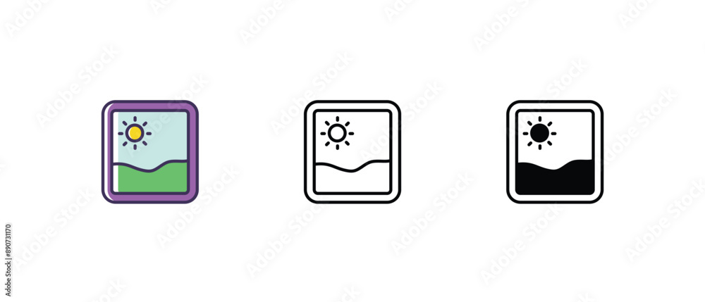 Painting Icons thin line and glyph vector icon stock illustration Painting Icons thin line and glyph vector icon stock illustration